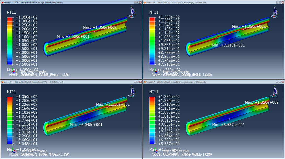 Thermodynamic Simulation of Heated Piping